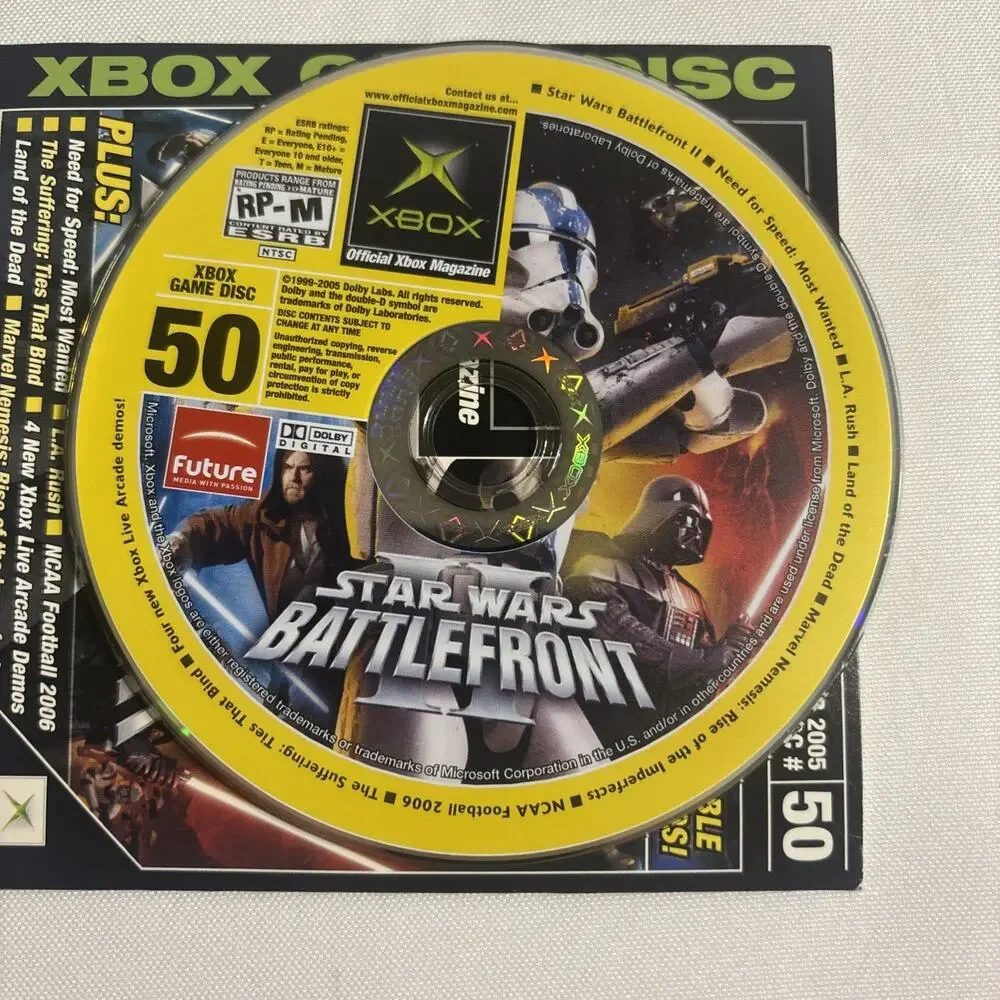 Official Xbox Demo Disc 48,49,50. MortalCombat, Farcry, StarWars Battlefront